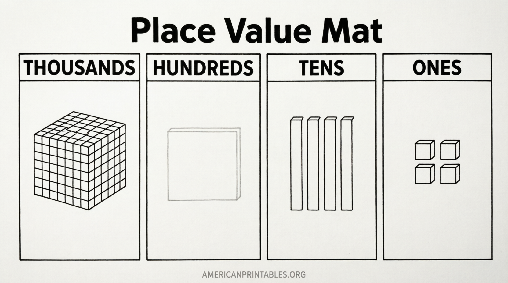 Free Printable Place Value Mats for Kids (4)