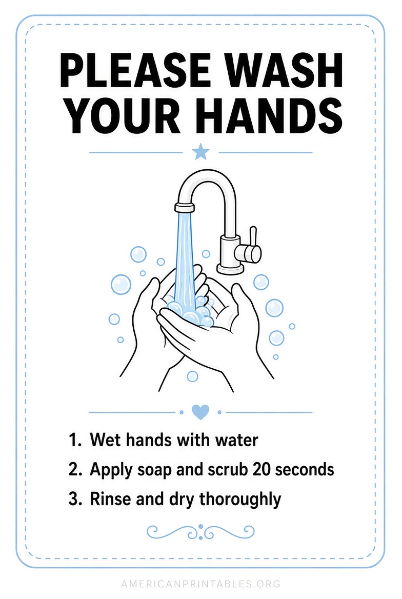 Free Printable Please Wash Your Hands Signs (1)