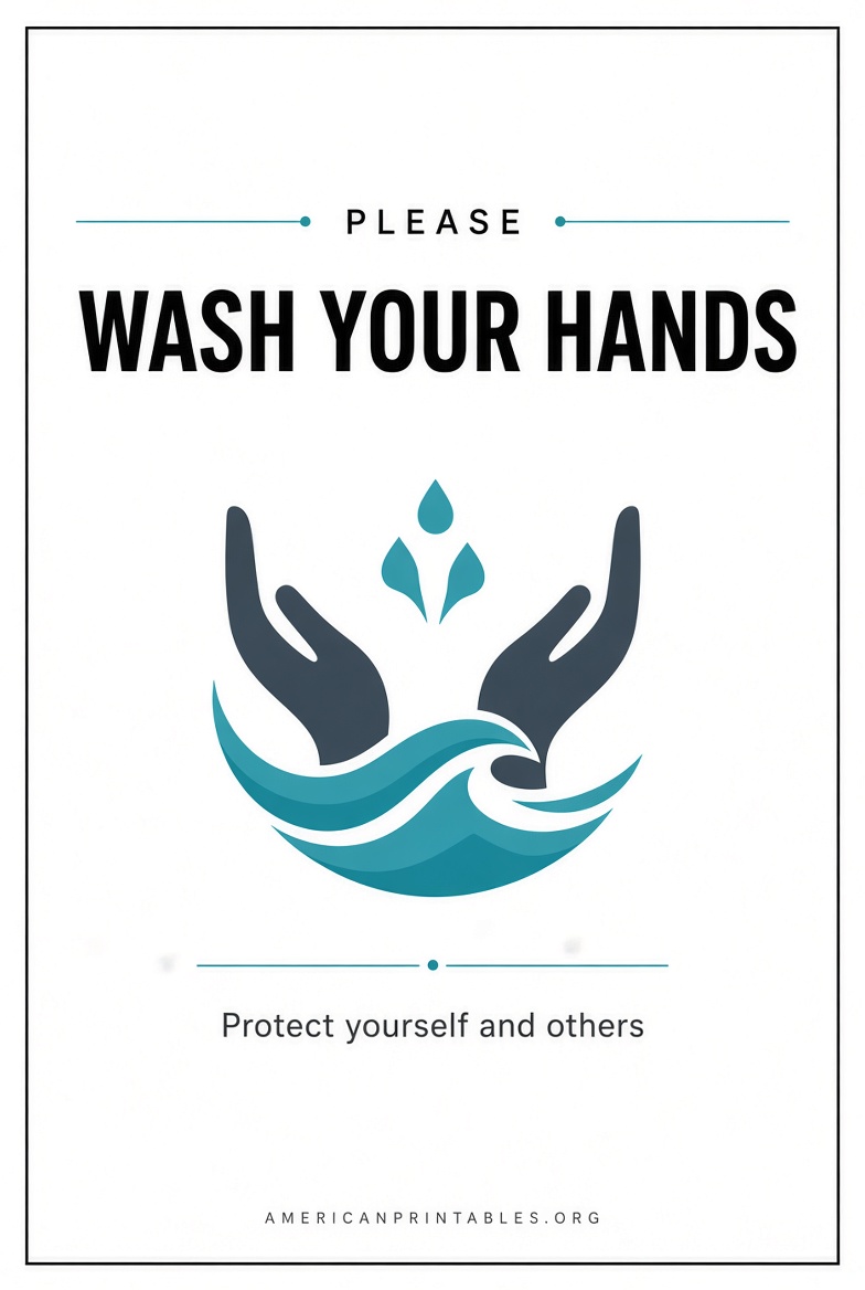 Free Printable Please Wash Your Hands Signs (3)