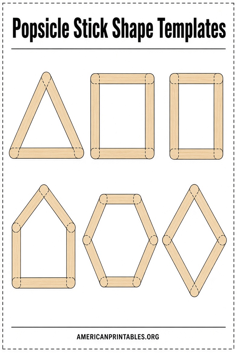 Free Printable Popsicle Stick Shape Templates (1)
