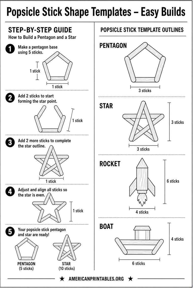 Free Printable Popsicle Stick Shape Templates (2)