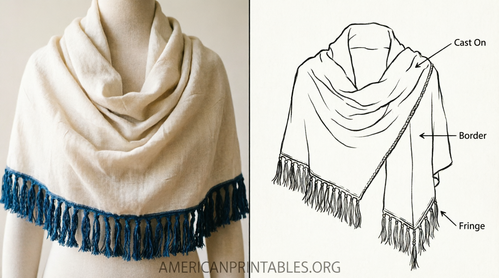 Free Printable Prayer Shawl Patterns Guide (2)