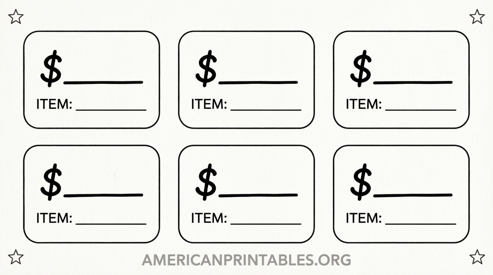 Free Printable Price Tag Templates Download Now (2)