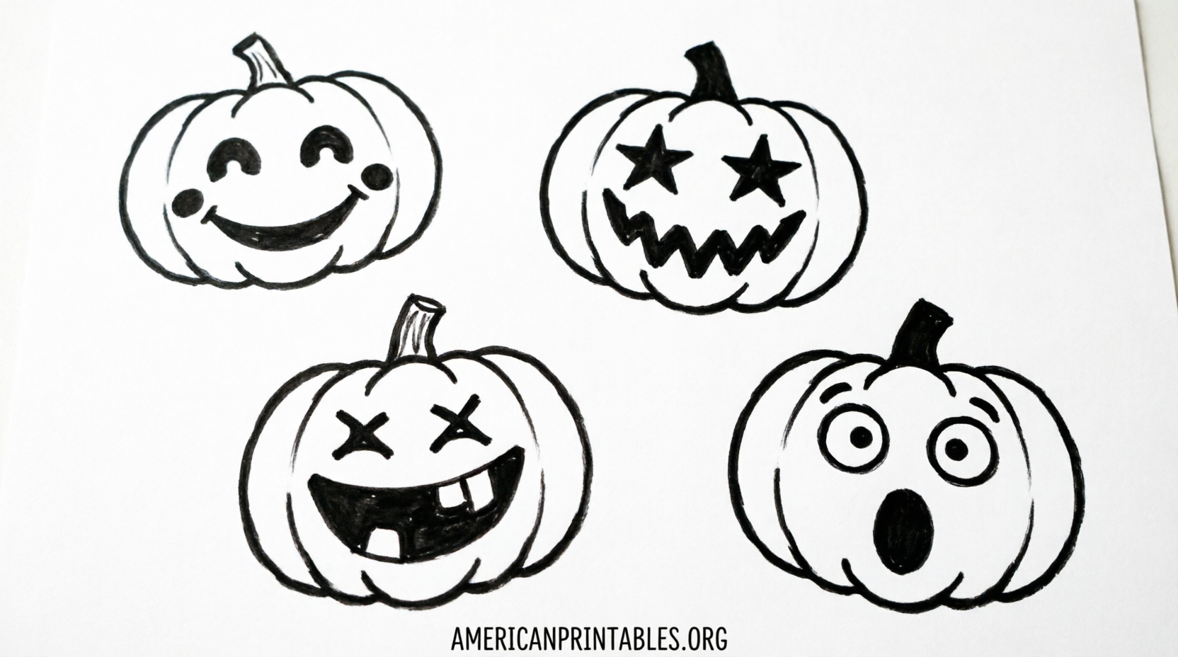Free Printable Pumpkin Faces Templates (1)