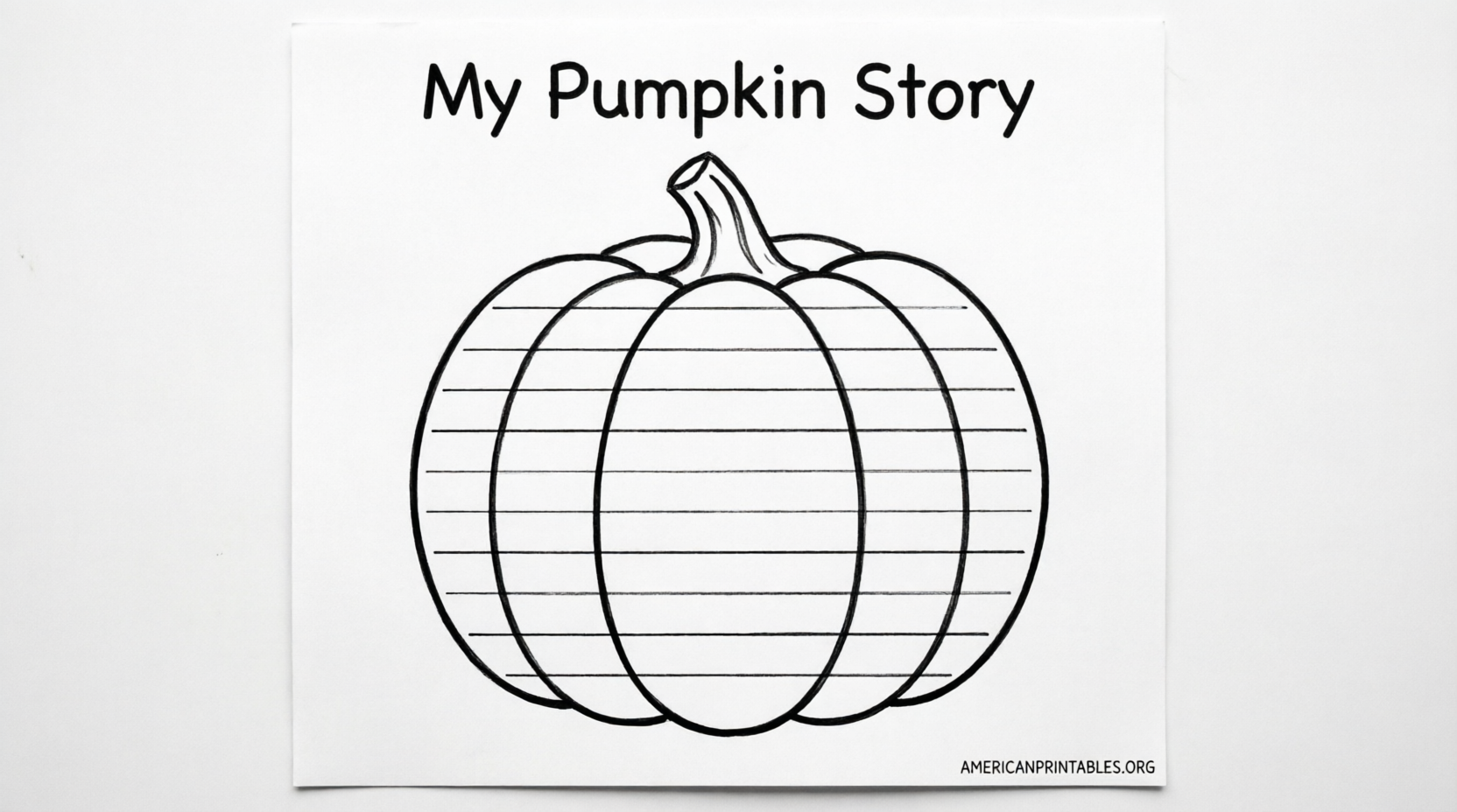 Free Printable Pumpkin Writing Templates (1)