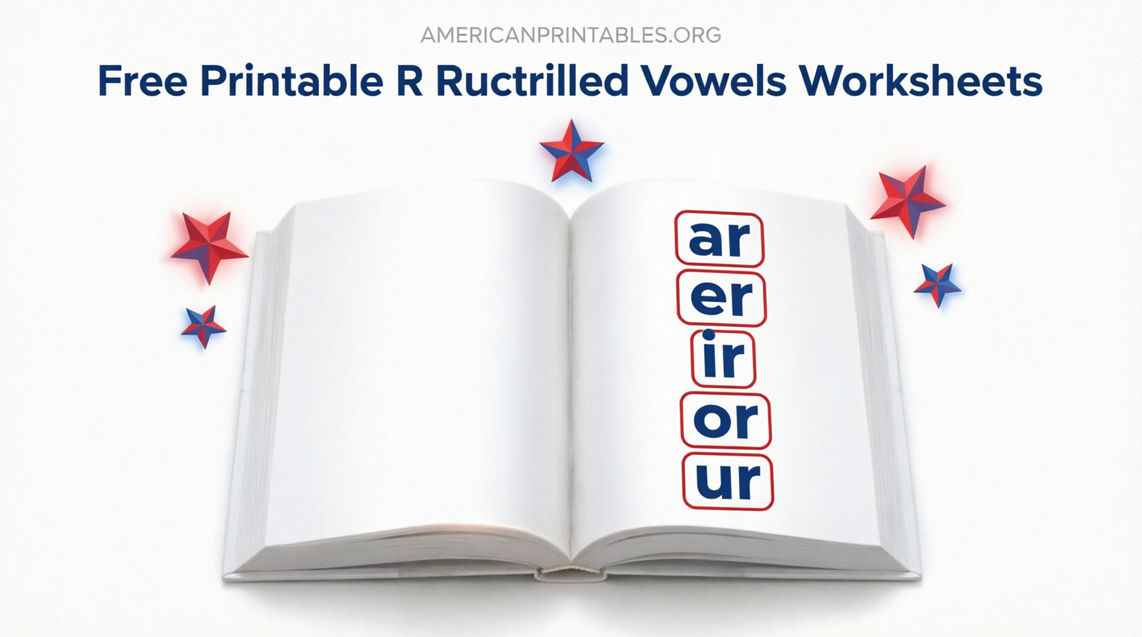 Free Printable R-Controlled Vowels Worksheets (2)