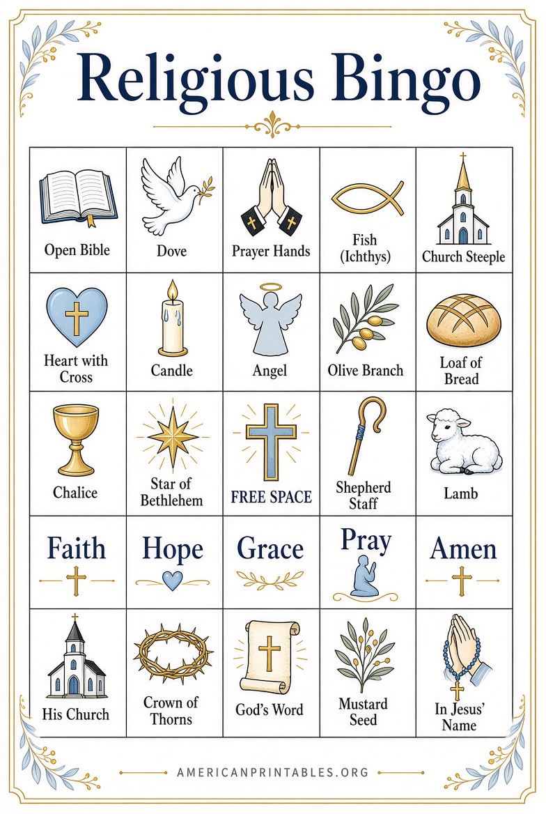Free Printable Religious Bingo Cards (1)