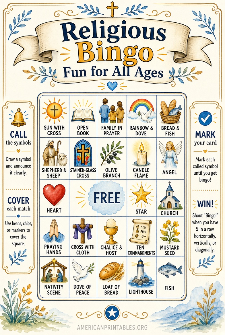 Free Printable Religious Bingo Cards (3)