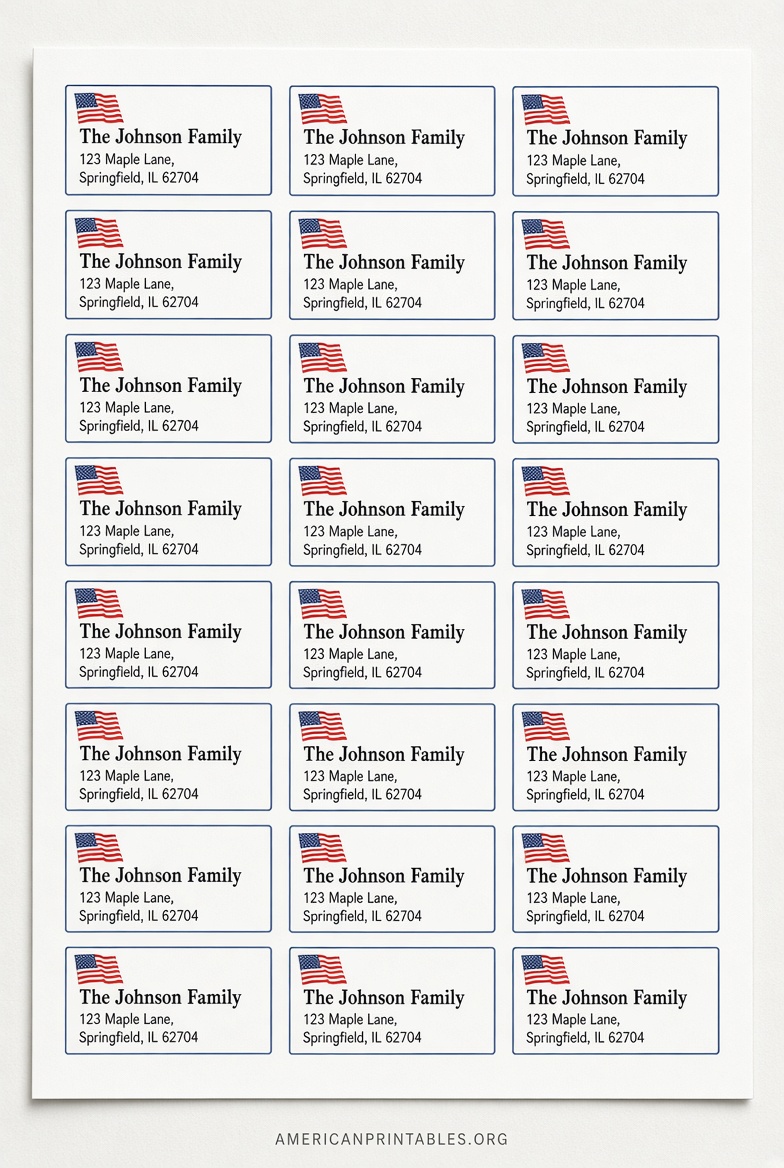 Free Printable Return Address Labels Easy Templates (1)