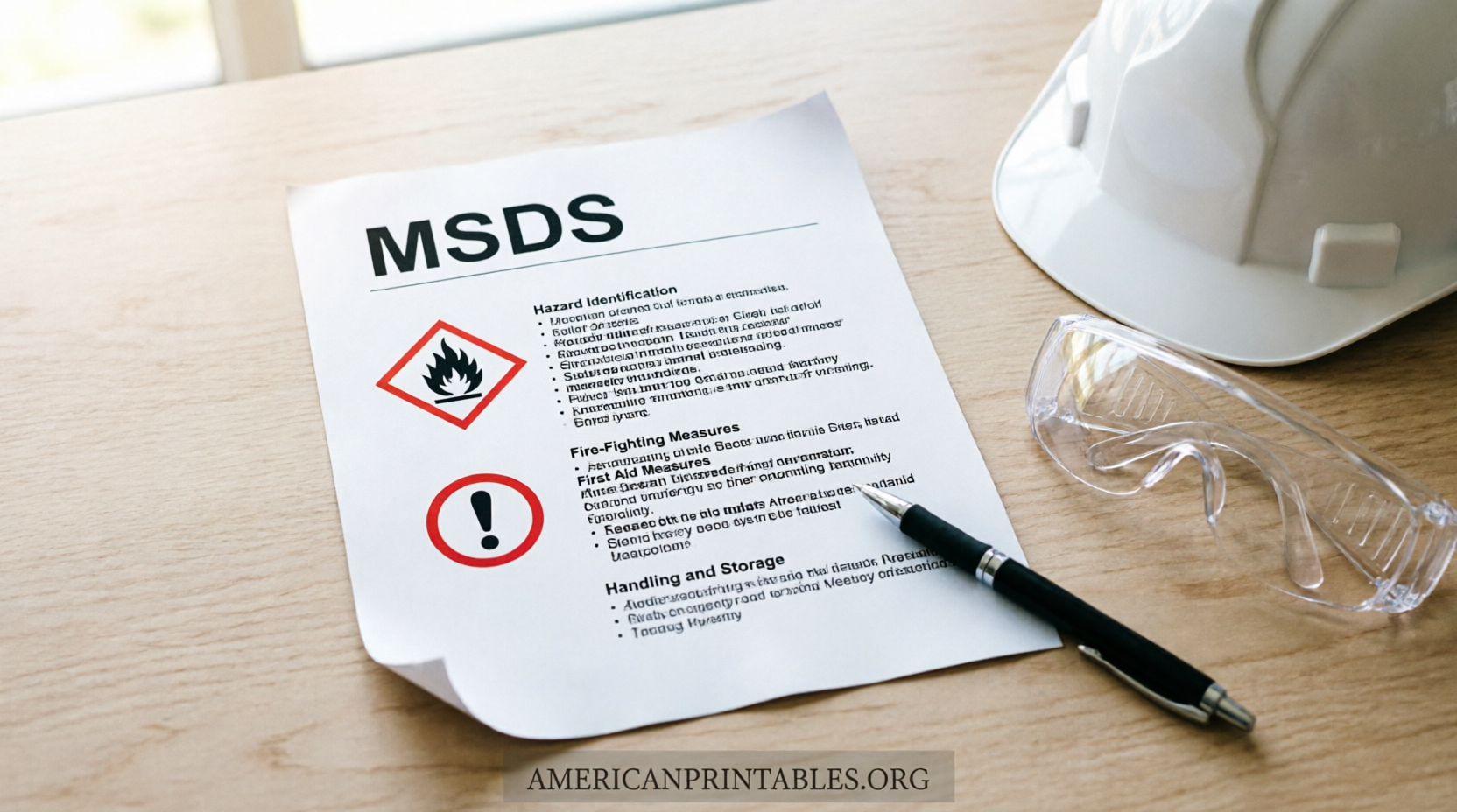 Free Printable SDS & MSDS Sheets Guide (USA) (1)