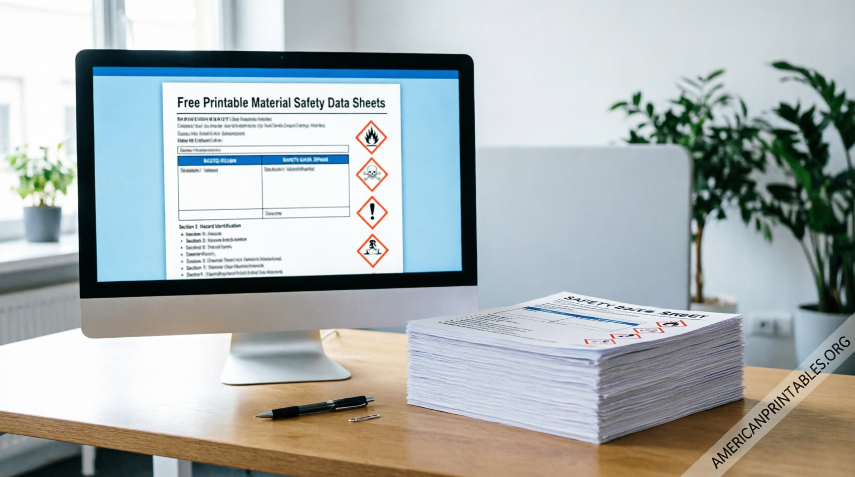 Free Printable SDS & MSDS Sheets Guide (USA) (4)
