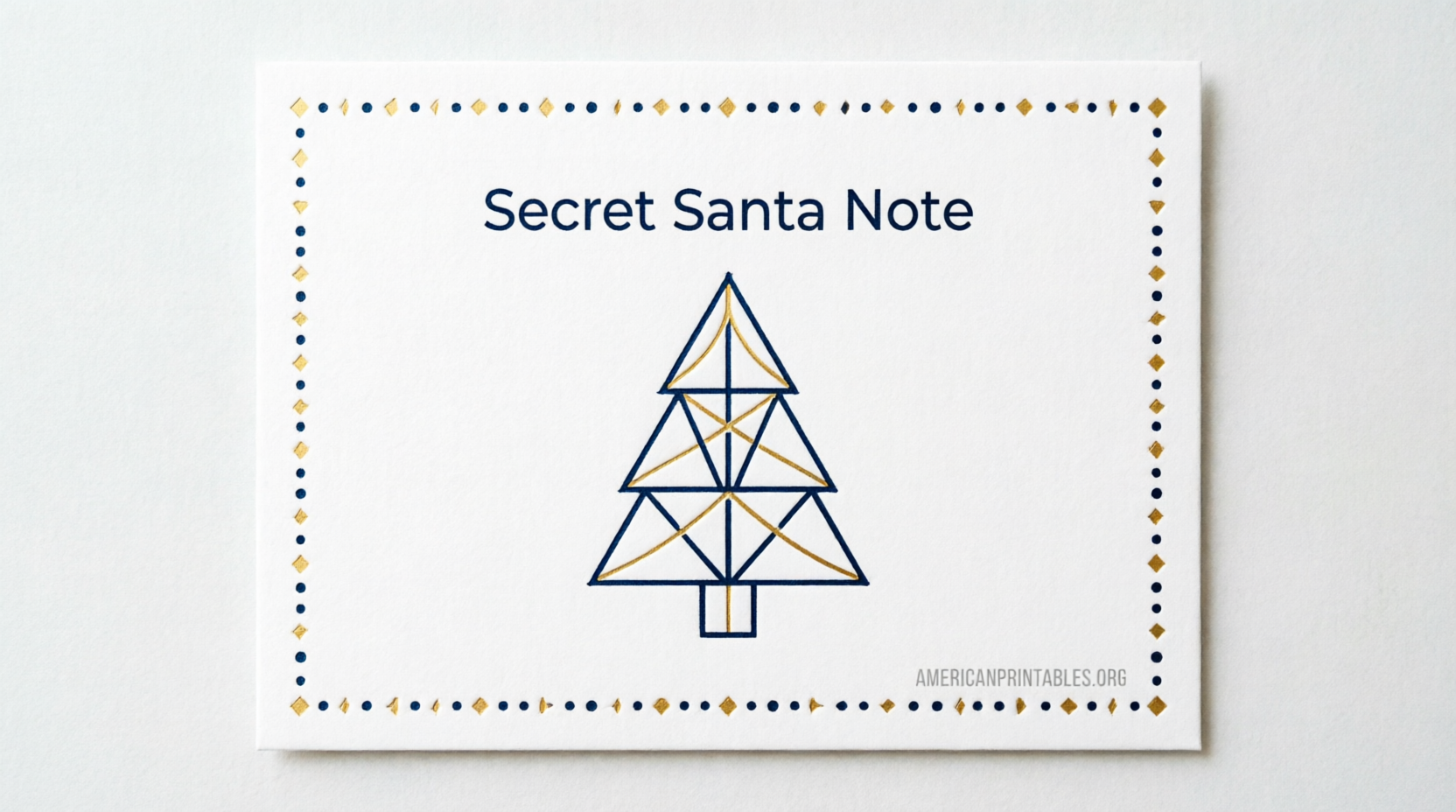 Free Printable Secret Santa Notes & Tags (1)
