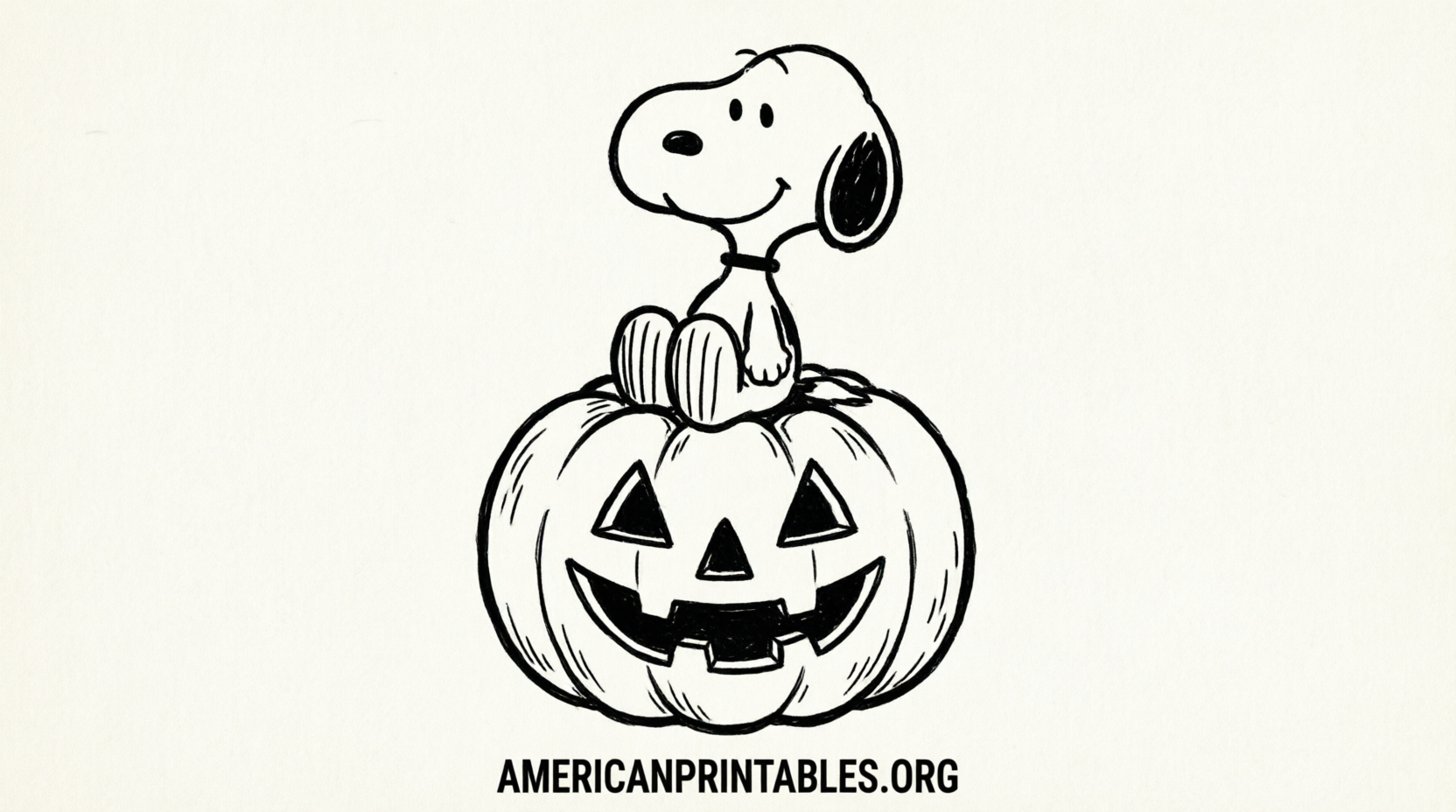 Free Printable Snoopy Pumpkin Stencils (1)