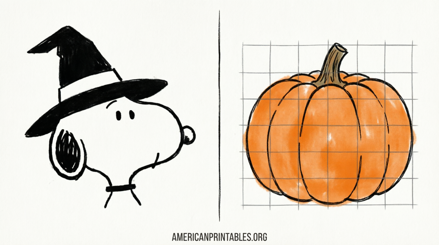 Free Printable Snoopy Pumpkin Stencils (3)