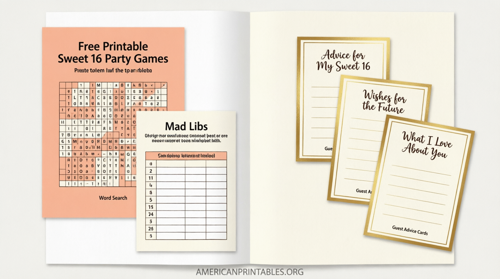 Free Printable Sweet 16 Party Games (2)