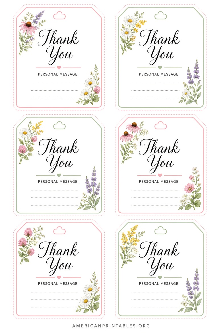 Free Printable Thank You Tags to Download Now (1)