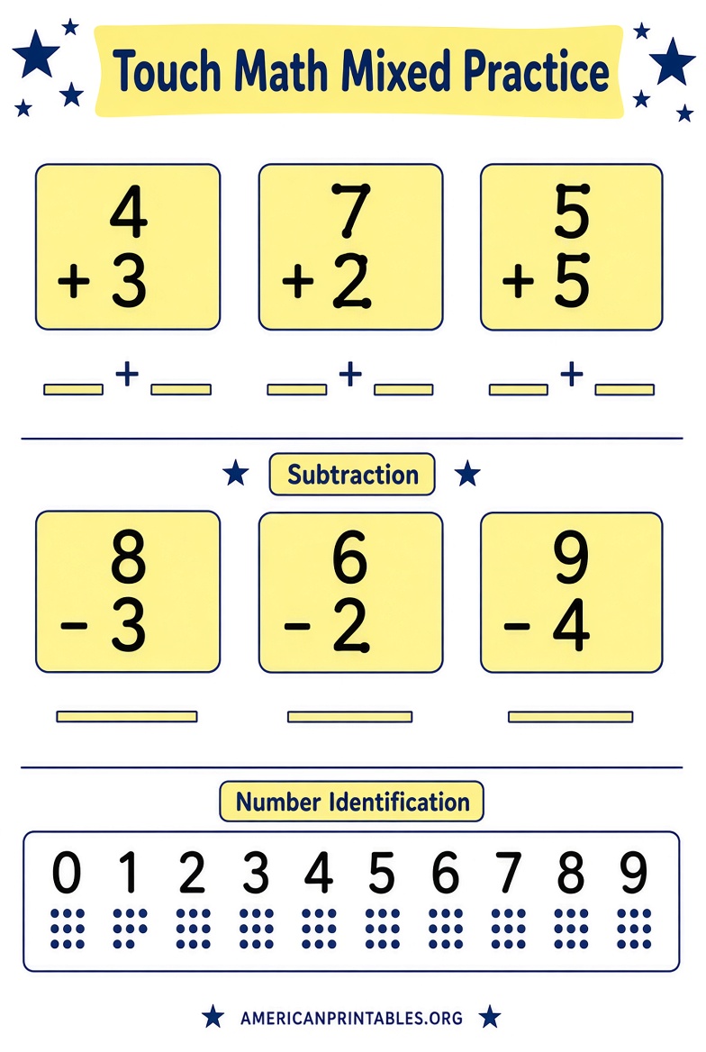 Free Printable Touch Math Worksheets for Kids (2)