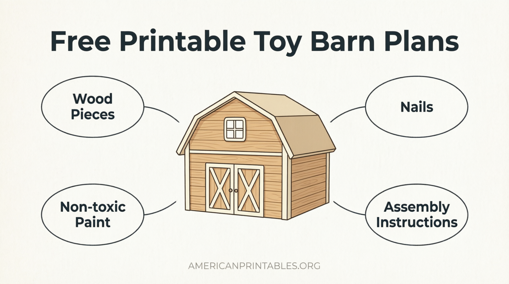 Free Printable Toy Barn Plans – DIY Guide (2)