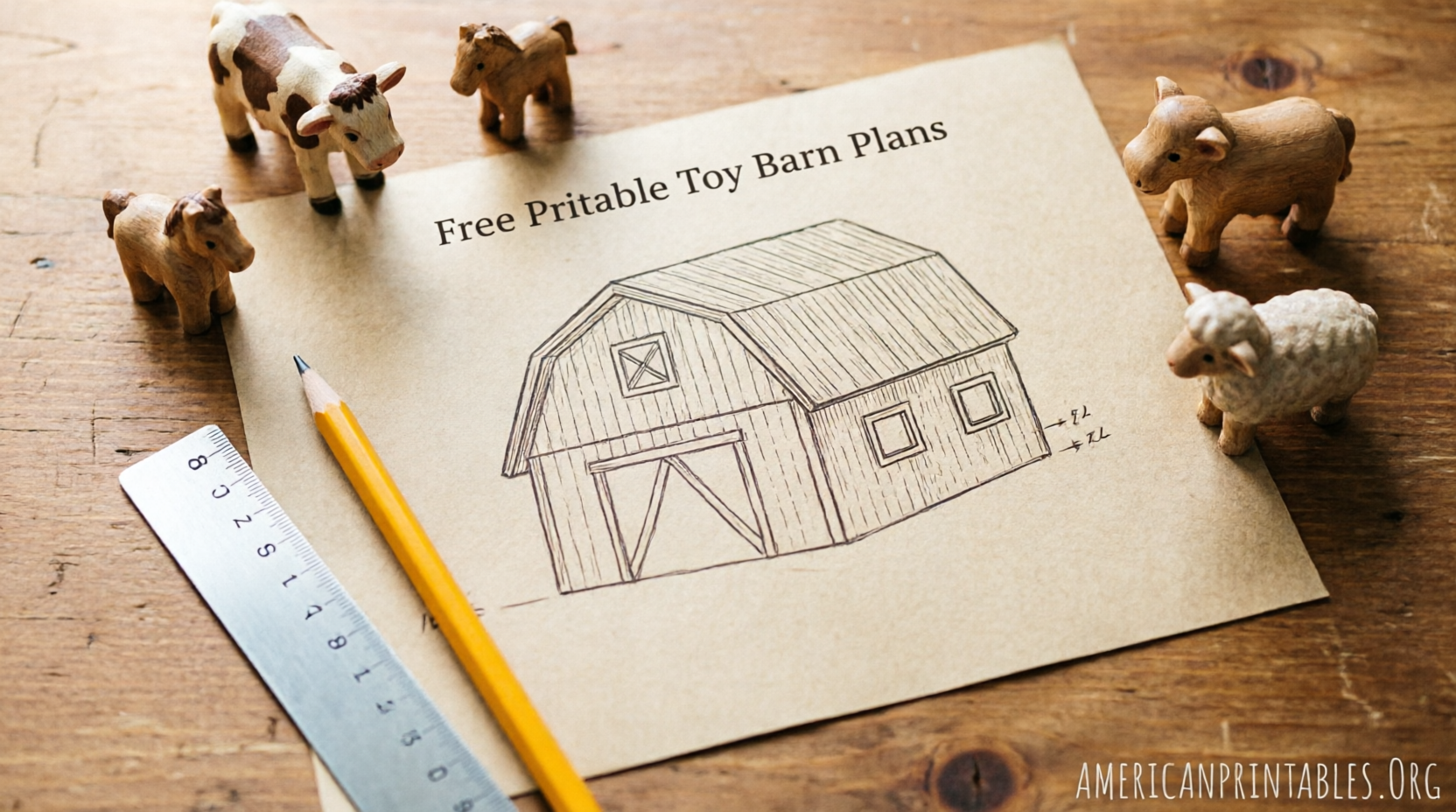 Free Printable Toy Barn Plans – DIY Guide (3)