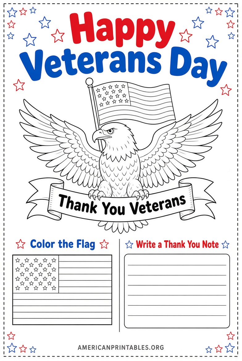 Free Printable Veterans Day Worksheets for Kids (4)
