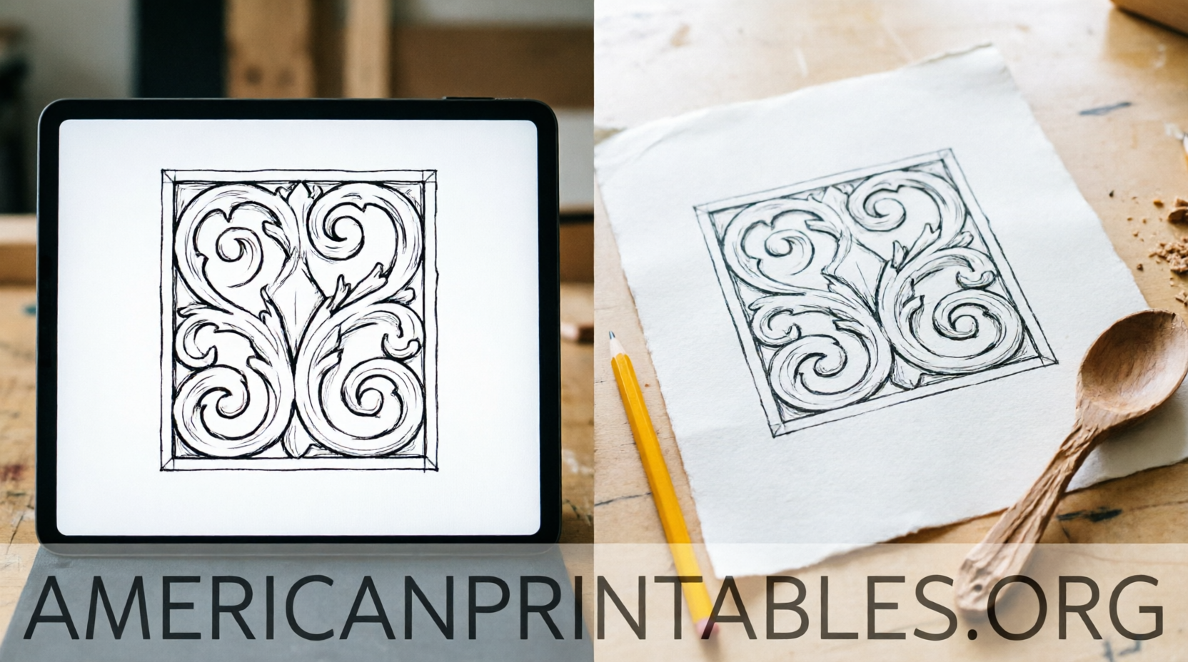 Free Printable Wood Carving Patterns PDF (4)