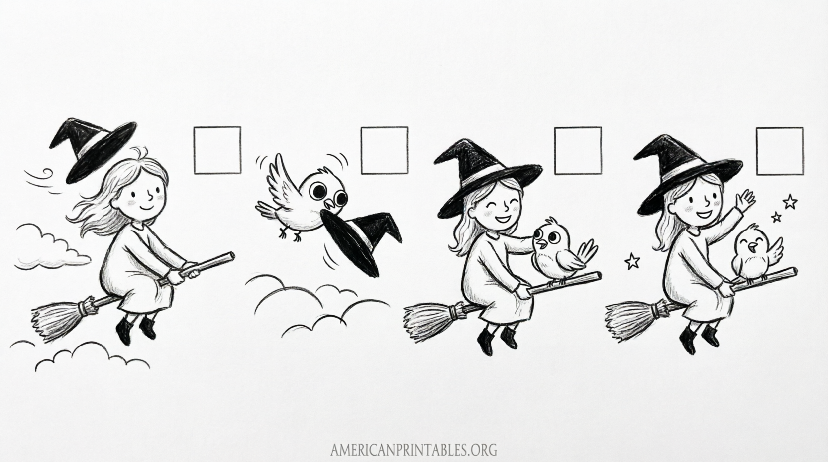 Free Room on the Broom Sequencing Printables (3)