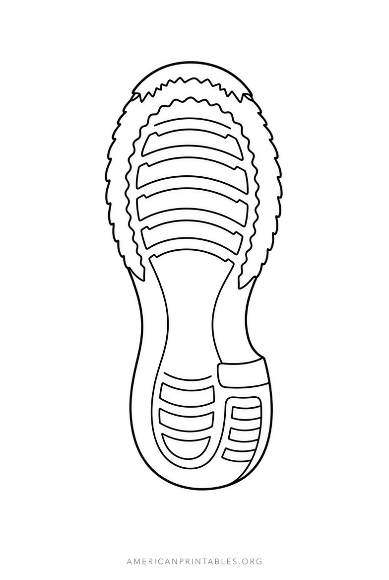 Free Santa Footprint Stencil Printable Download (2)