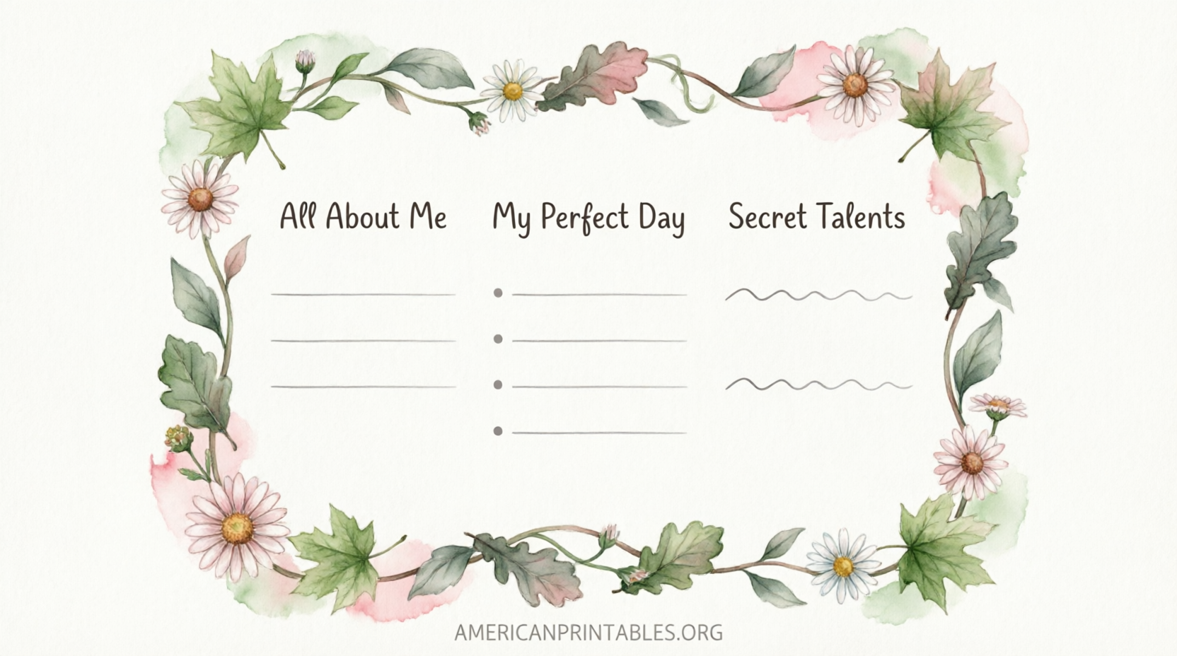 Free Secret Pal Questionnaire Printable (2)