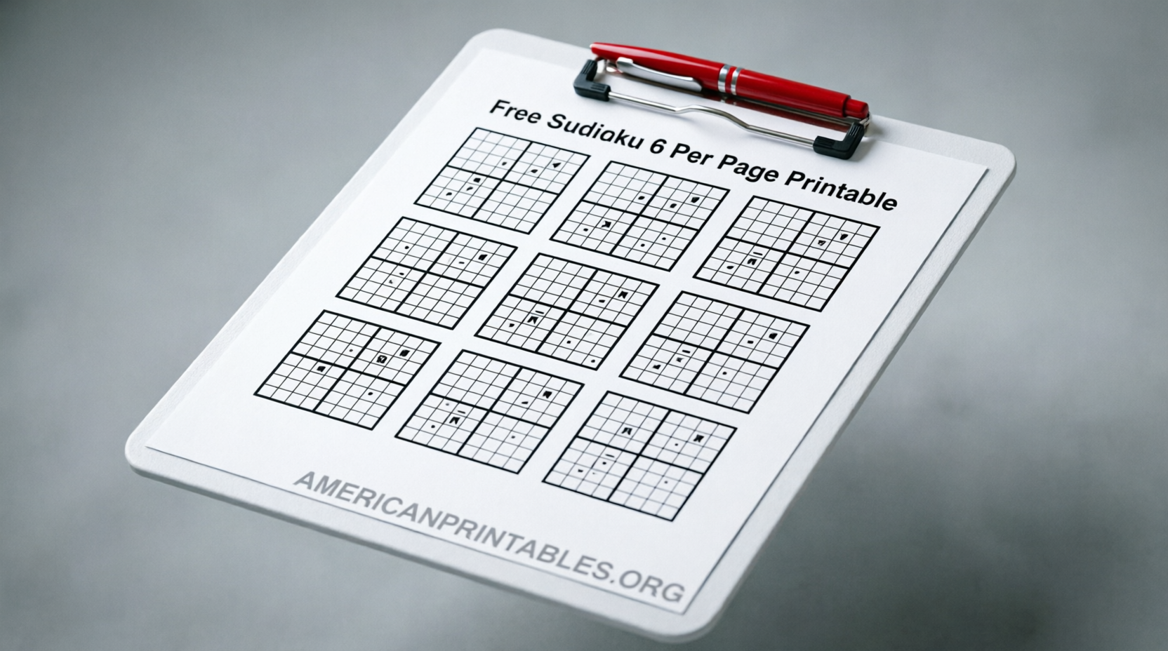 Free Sudoku 6 Per Page Printable PDFs (2)