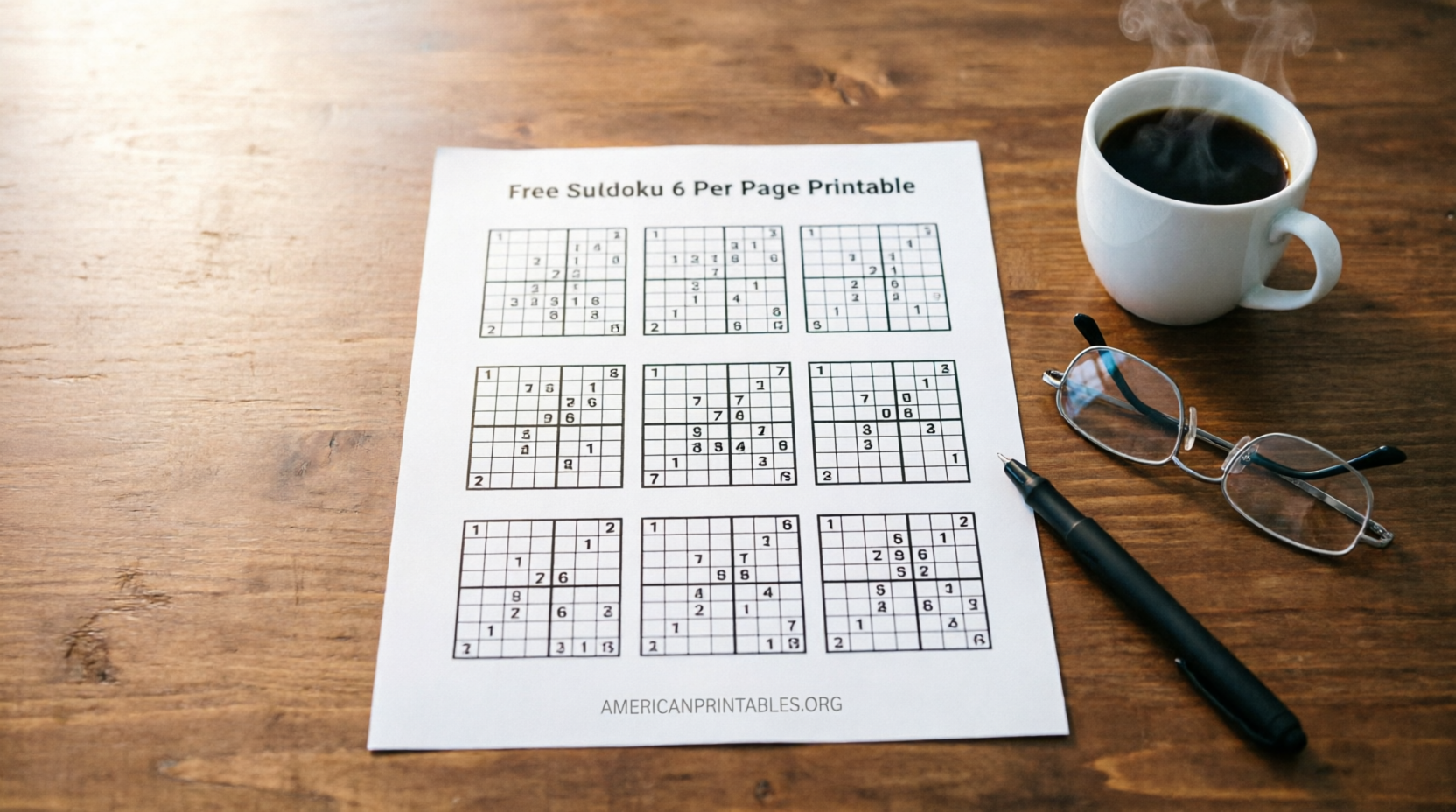 Free Sudoku 6 Per Page Printable PDFs (4)
