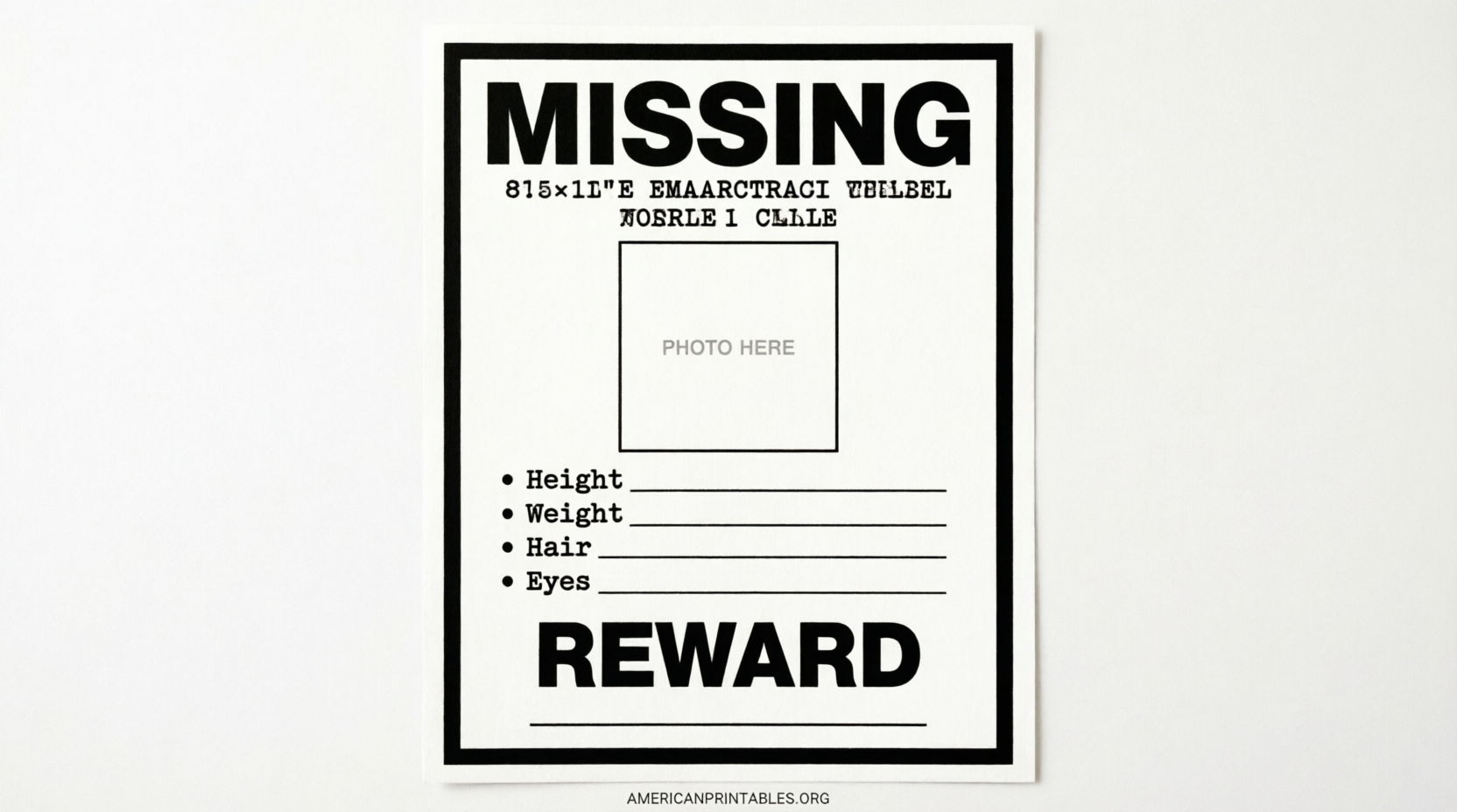 Free Will Byers Missing Poster Printable (3)