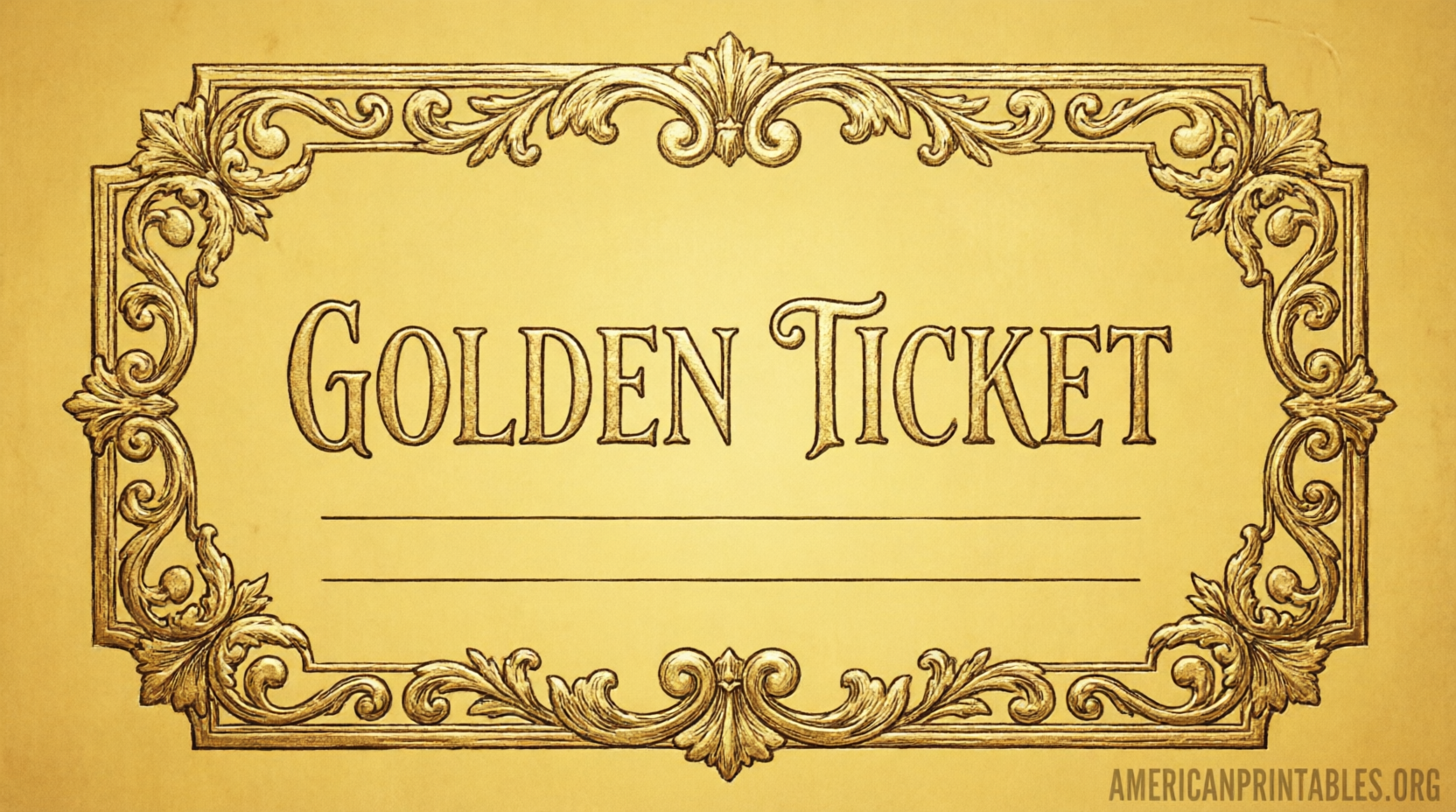 Free Willy Wonka Golden Ticket Printable (2)