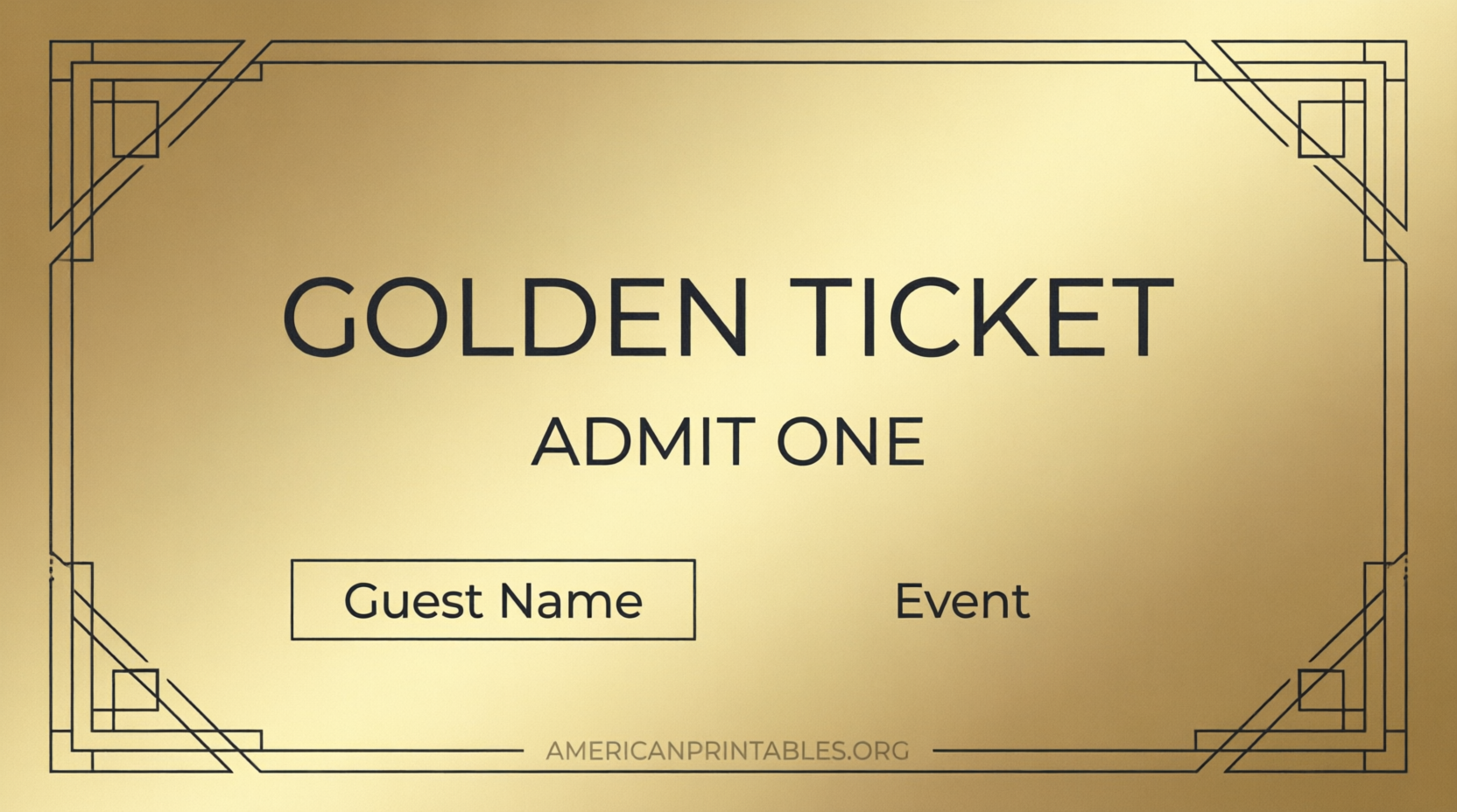 Free Willy Wonka Golden Ticket Printable (3)