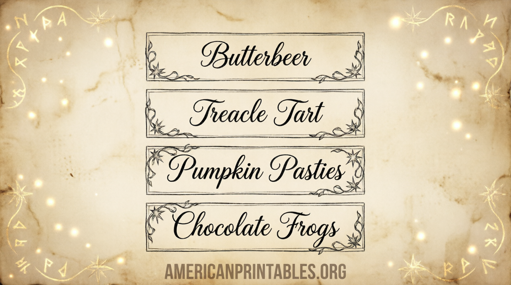 Harry Potter Food Labels Free Printable USA Guide (1)