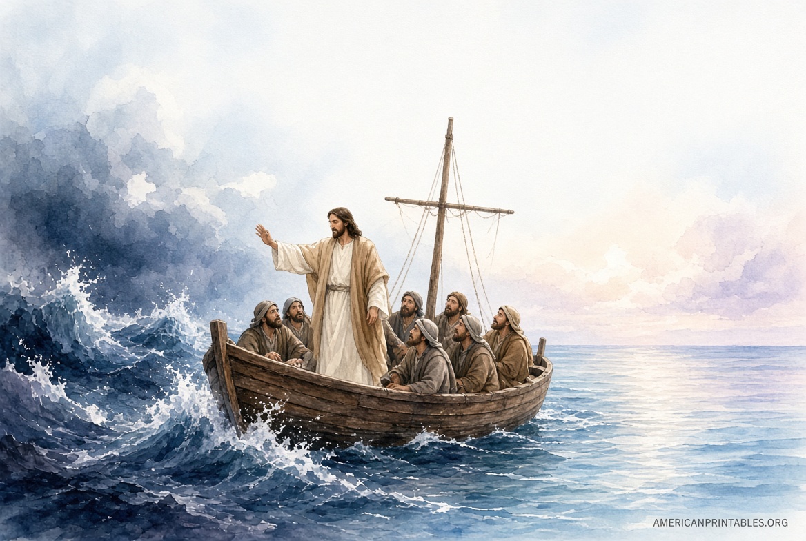 Jesus Calms the Storm Free Printables (3)