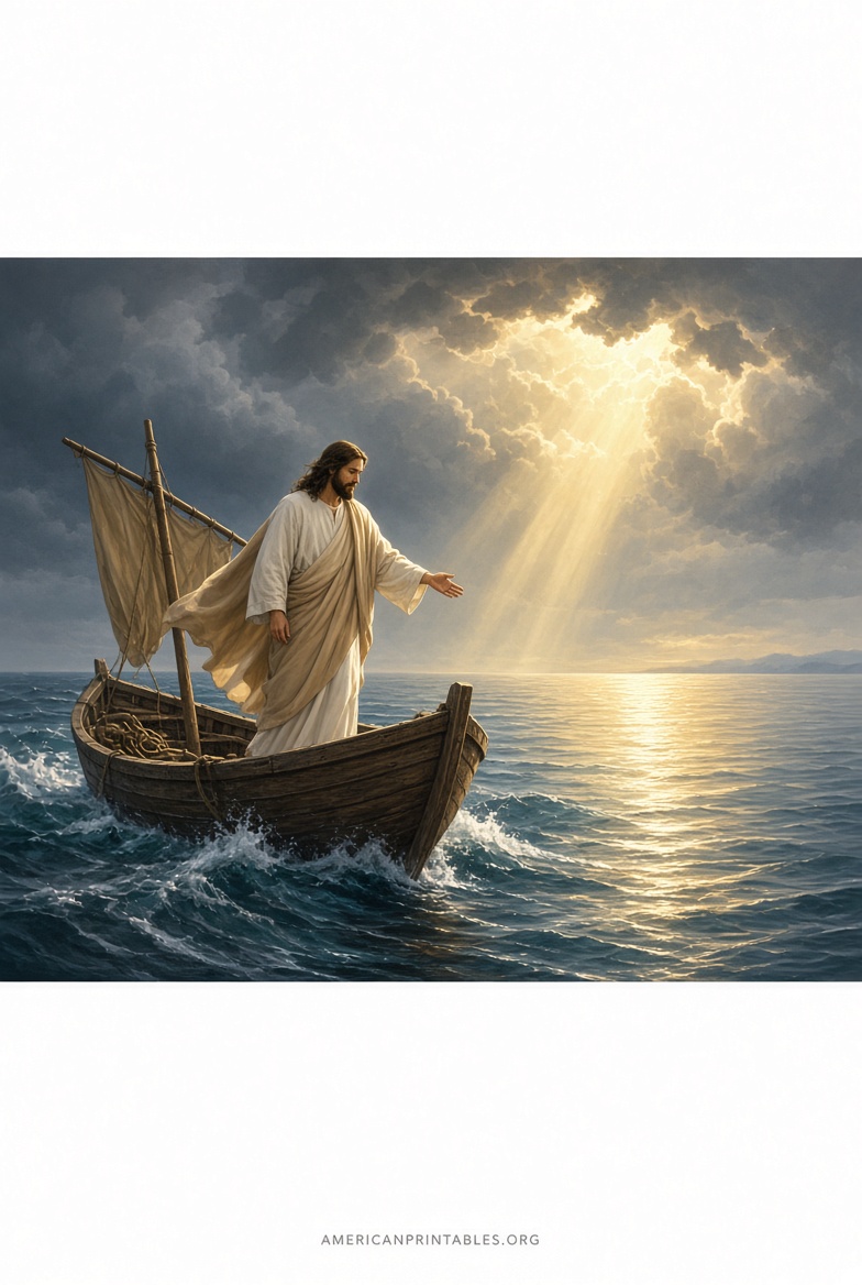 Jesus Calms the Storm Free Printables (4)